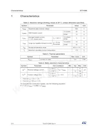 STTH506B Datasheet Page 2