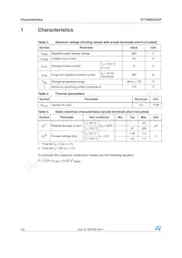 STTH8R03DJF-TR Datasheet Page 2