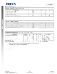 US1DWF-7 Datasheet Pagina 2