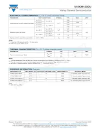 V10KM120DU-M3/H Datasheet Page 2