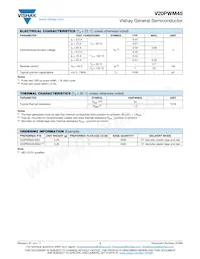 V20PWM45-M3/I Datasheet Page 2