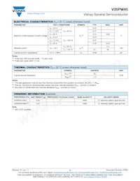 V35PW45-M3/I Datasheet Page 2
