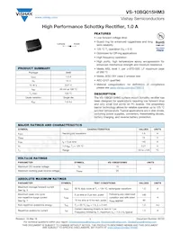VS-10BQ015HM3/5BT Datenblatt Cover