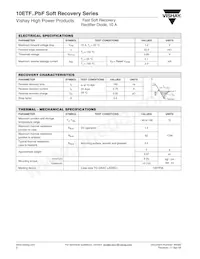 VS-10ETF06PBF Datasheet Page 2