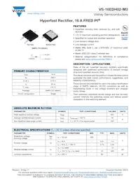 VS-16EDH02-M3/I Datasheet Cover