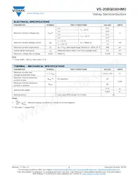 VS-20BQ030HM3/5BT Datasheet Page 2