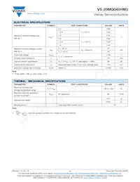 VS-20MQ040HM3/5AT Datasheet Page 2