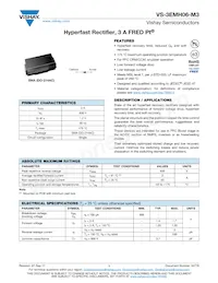 VS-3EMH06-M3/5AT Datasheet Cover