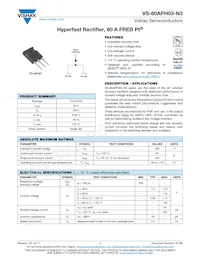 VS-60APH03-N3 Datasheet Cover