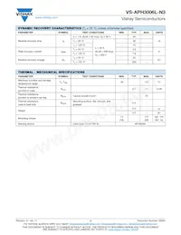 VS-APH3006L-N3 Datasheet Pagina 2