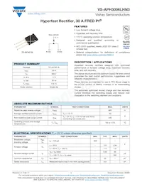 VS-APH3006LHN3 Datasheet Cover