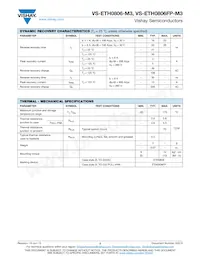 VS-ETH0806FP-M3 Datasheet Page 2
