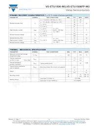 VS-ETU1506-M3 Datasheet Page 2