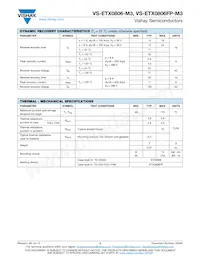 VS-ETX0806-M3 Datasheet Page 2