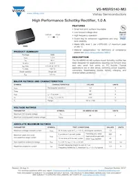 VS-MBRS140-M3/5BT Datasheet Cover