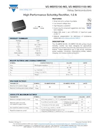 VS-MBRS190-M3/5BT Datasheet Cover