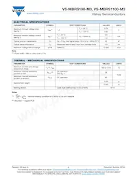 VS-MBRS190-M3/5BT Datasheet Pagina 2