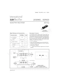 203DMQ100PBF 데이터 시트 표지