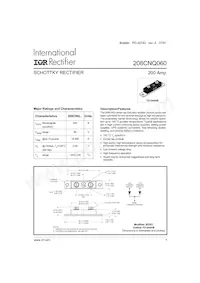 208CNQ060 Datasheet Cover