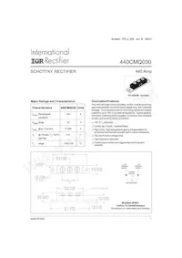 440CMQ030 Datasheet Cover