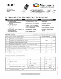 APT15D120BCTG Datasheet Cover