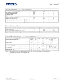 BAV116WSQ-7 Datasheet Page 2