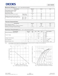 BAV199DW-7 Datasheet Page 2