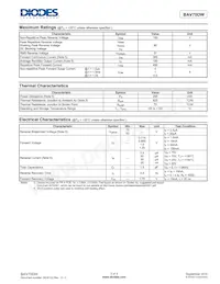 BAV70DW-7 Datasheet Page 2