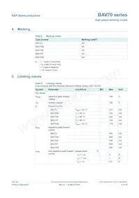 BAV70T Datasheet Page 4