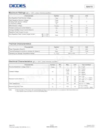 BAV70TA Datasheet Page 2