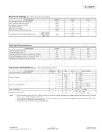 BAV99DW-7 Datasheet Page 2