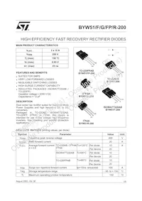 BYW51G-200-TR Datasheet Cover