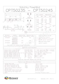 CPT50235D Datasheet Cover