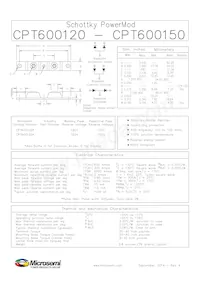 CPT600150A 데이터 시트 표지