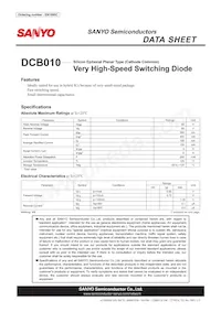 DCB010-TB-E數據表 封面