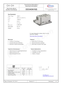 DD340N16SHPSA1 Datasheet Cover