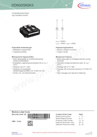 DD600S65K3NOSA1 Datasheet Copertura