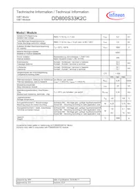 DD800S33K2CNOSA1 Datasheet Page 2