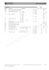 DPG120C300QB Datasheet Page 2