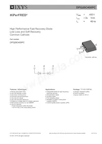DPG20C400PC-TRL Datasheet Cover