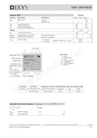 DSA120X150LB-TUB Datasheet Page 3