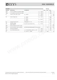 DSA120X200LB-TUB Datasheet Page 2
