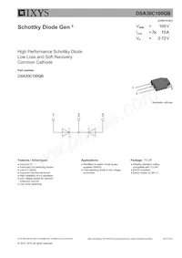 DSA30C100QB Datasheet Copertura