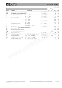 DSA30C45HB Datasheet Page 2