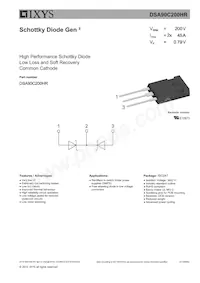 DSA90C200HR Datenblatt Cover