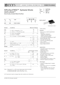 DSEC16-06AC Datasheet Cover