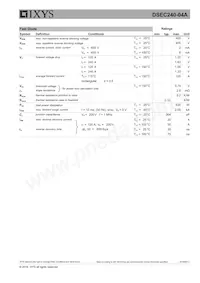 DSEC240-04A Datasheet Page 2