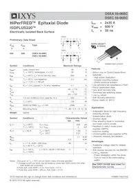 DSEC59-06BC Datasheet Cover