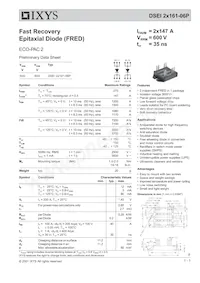 DSEI2X161-06P Datasheet Cover