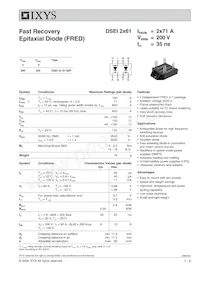 DSEI2X61-10P Datasheet Copertura